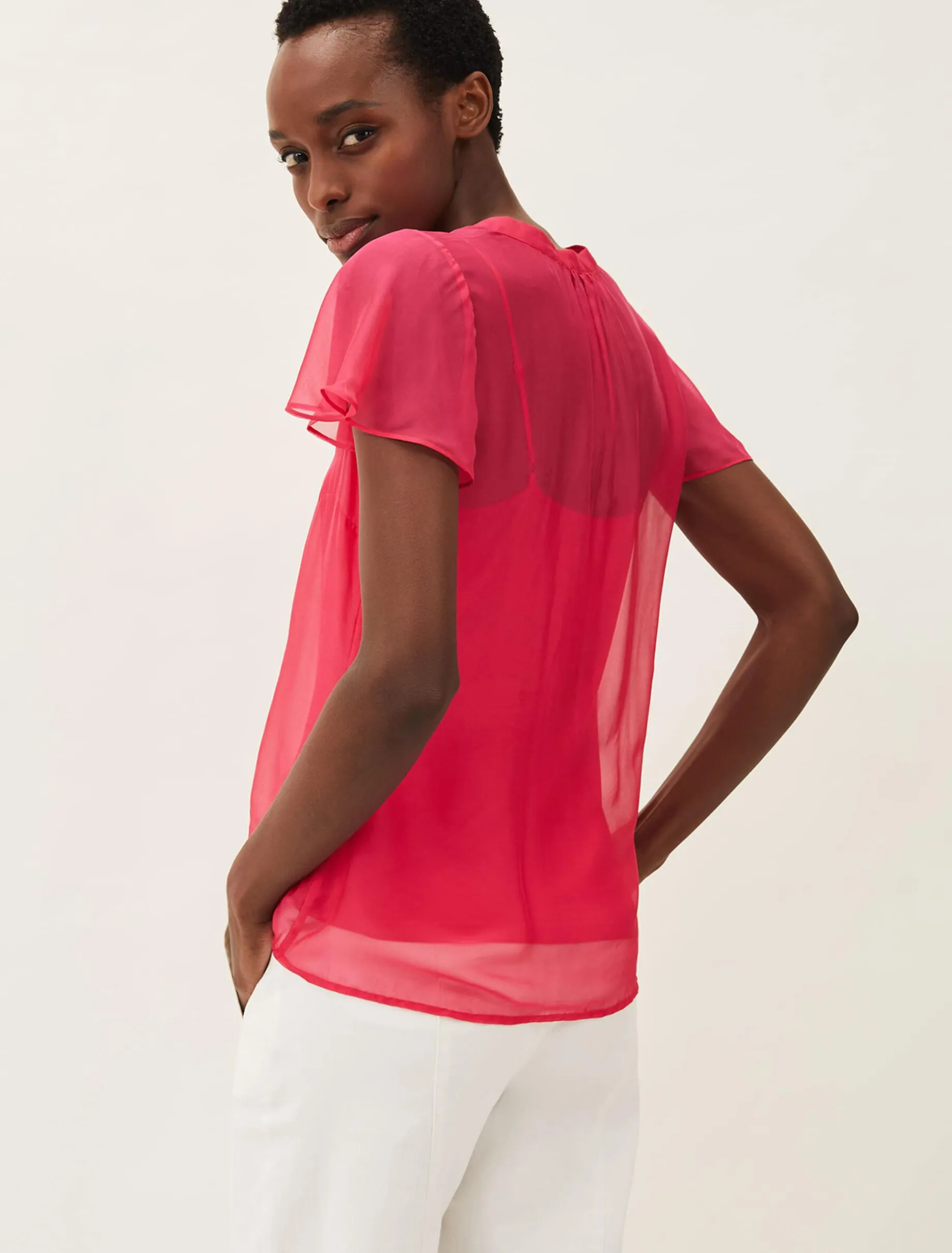 Naya Silk Fitted Blouse