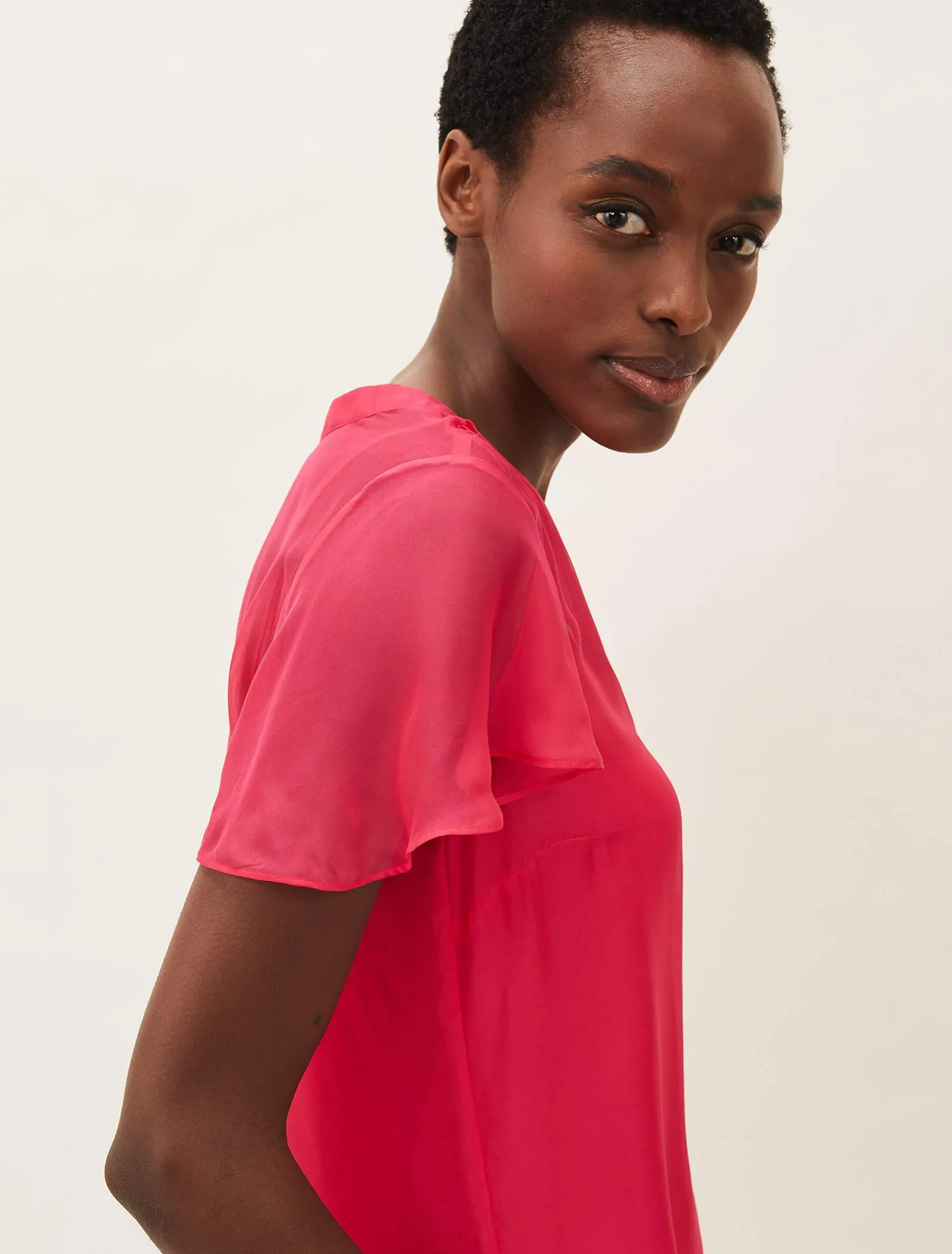 Naya Silk Fitted Blouse