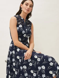 Neha Floral Print Dress