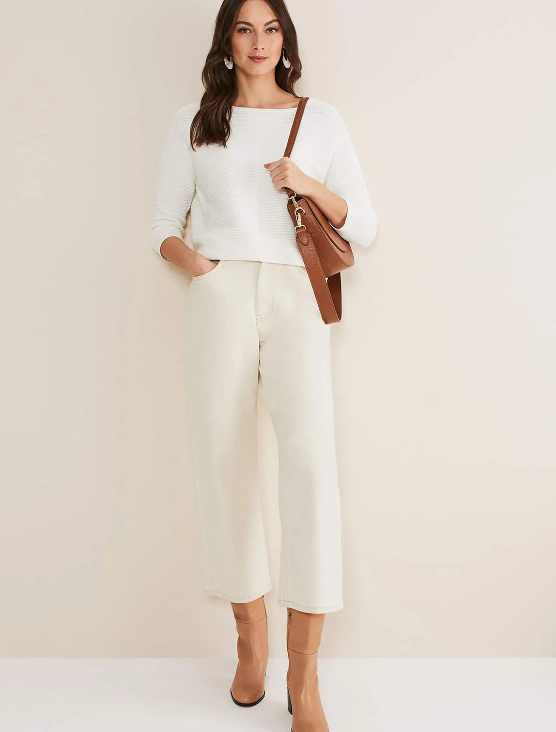 Nell Organic Denim Wide Leg Jean