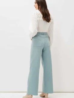 Nell Organic Denim Wide Leg Jean