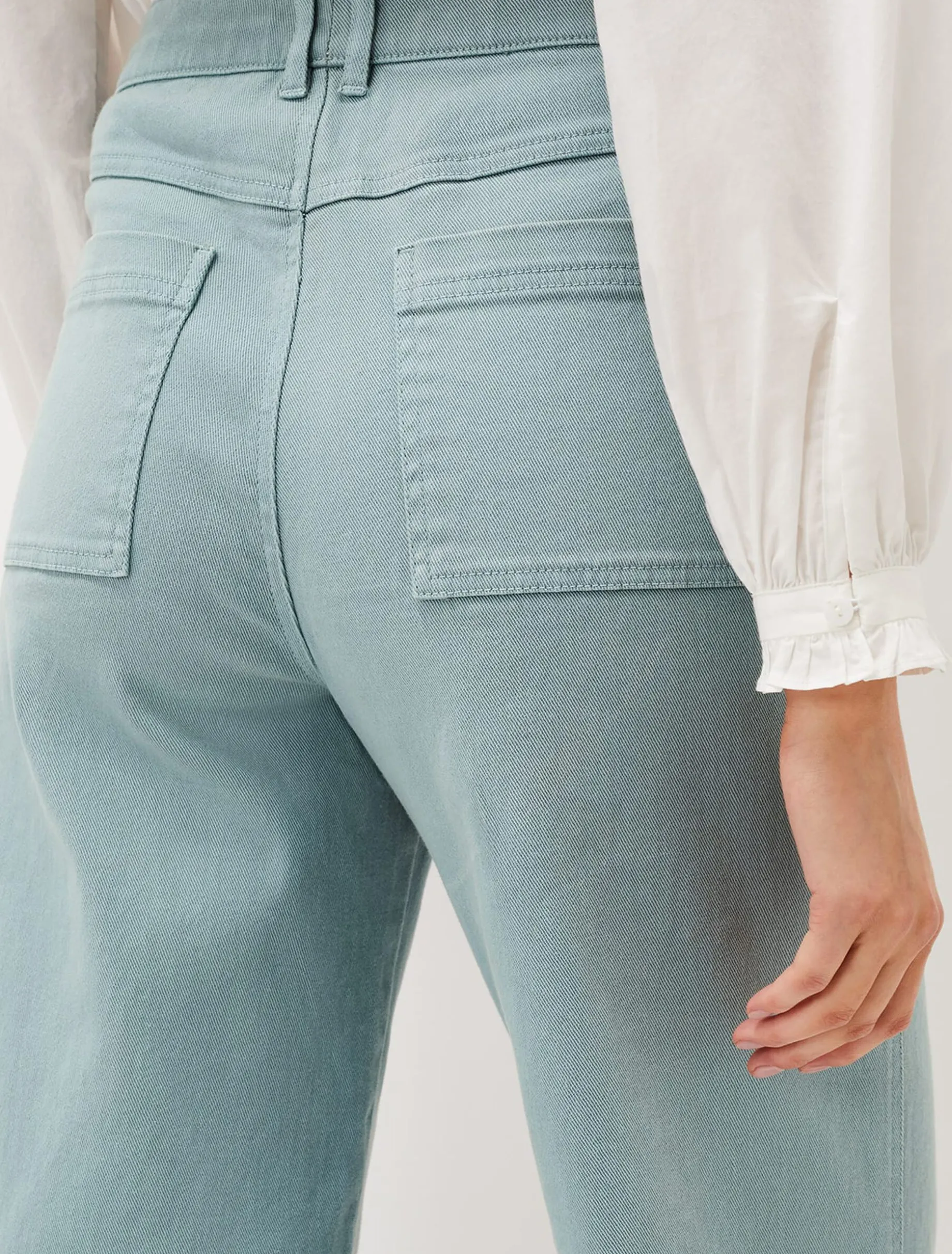 Nell Organic Denim Wide Leg Jean