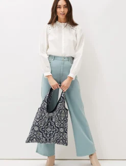 Nell Organic Denim Wide Leg Jean