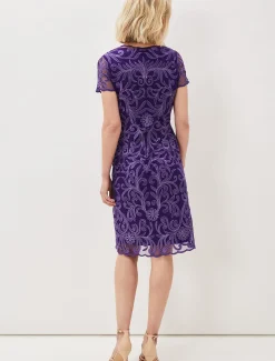 Nessa Embroidered Midi Dress