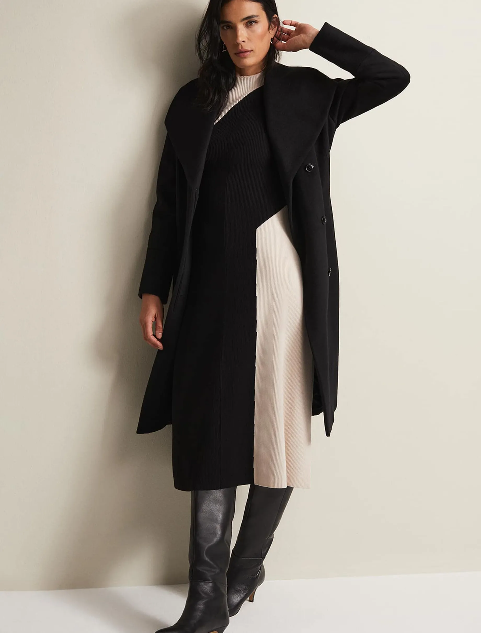Nicci Wool Belted Coat