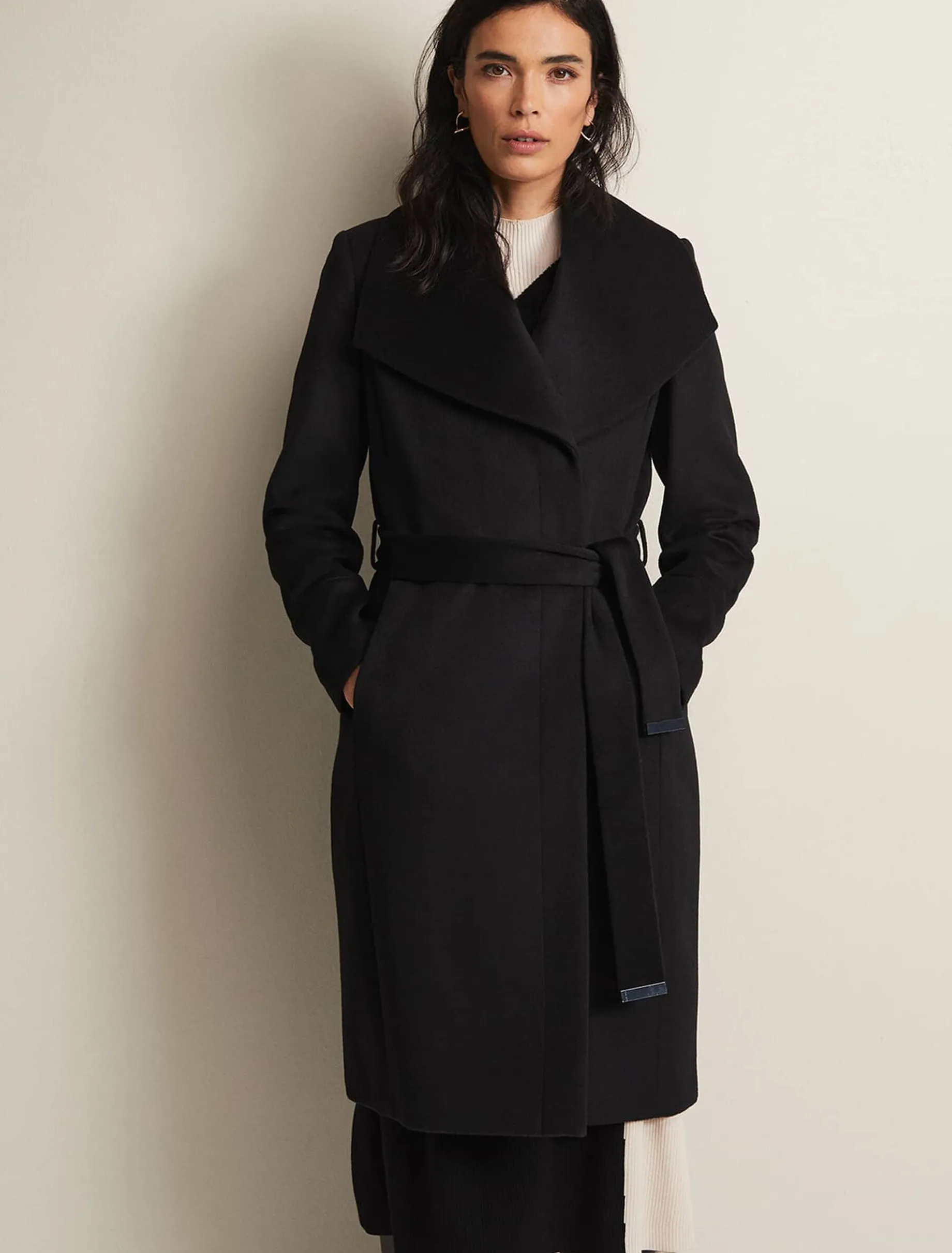 Nicci Wool Belted Coat
