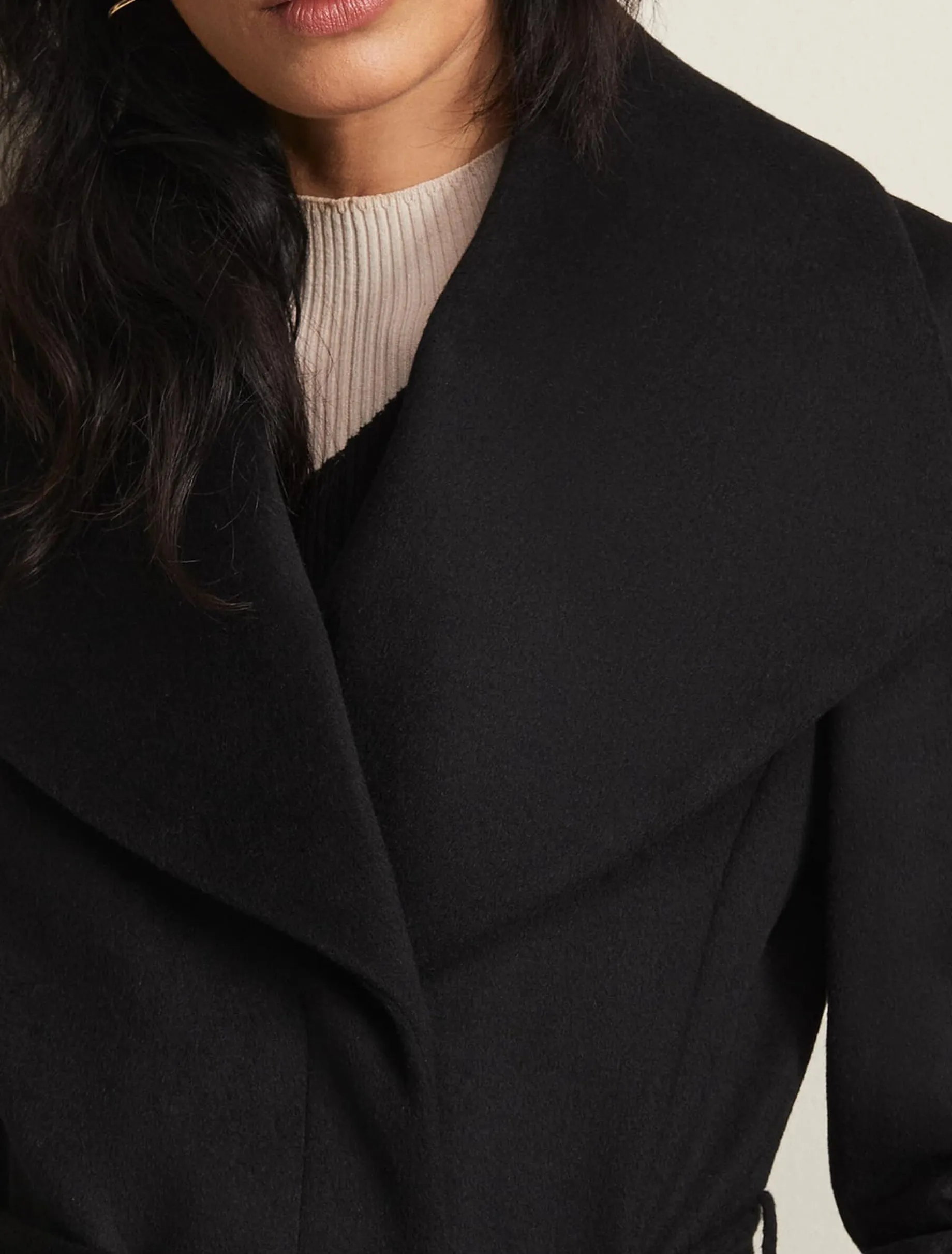 Nicci Wool Belted Coat