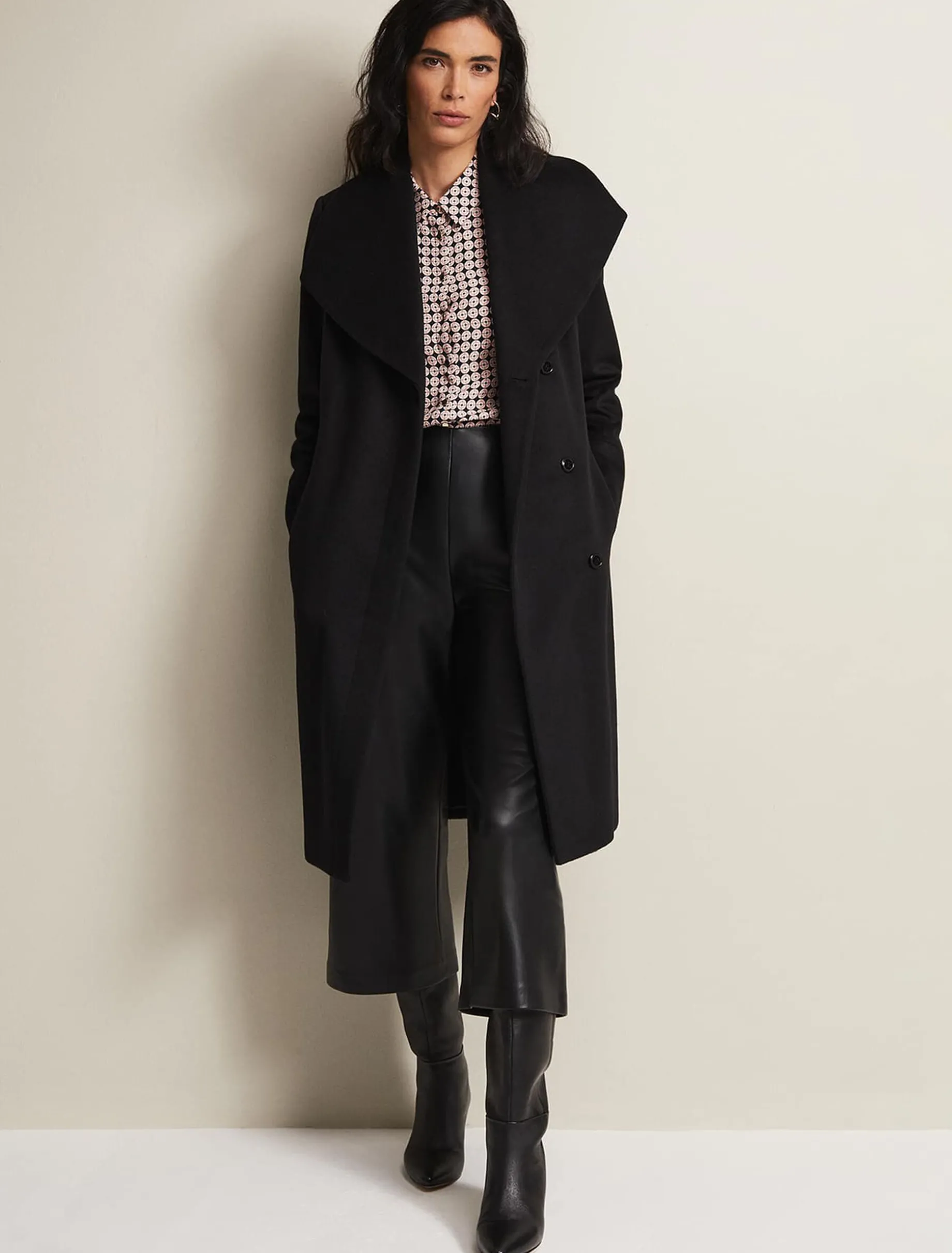 Nicci Wool Belted Coat