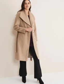Nicci Wool Belted Coat