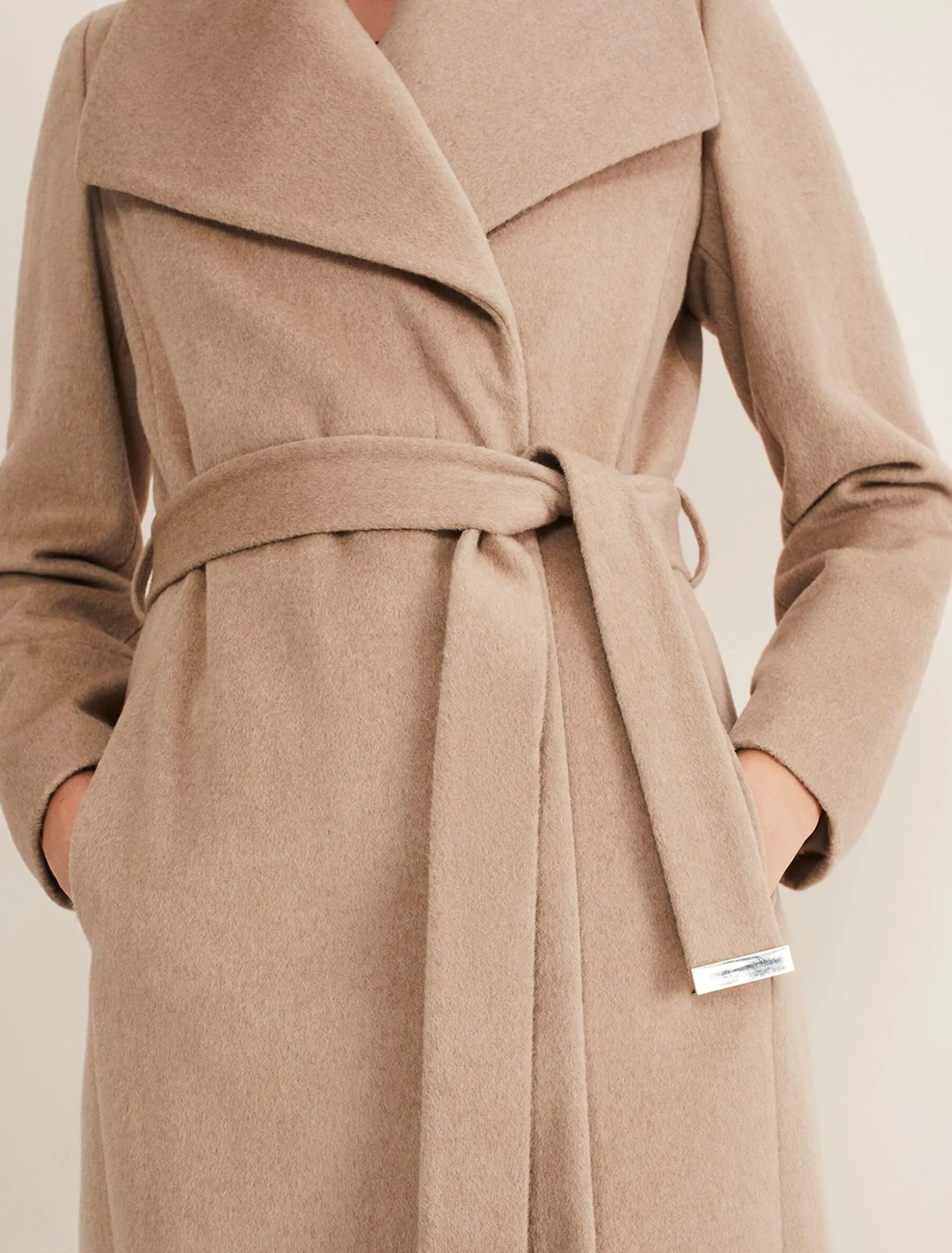 Nicci Wool Belted Coat