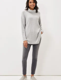 Nico Asymmetric Textured Jersey Top