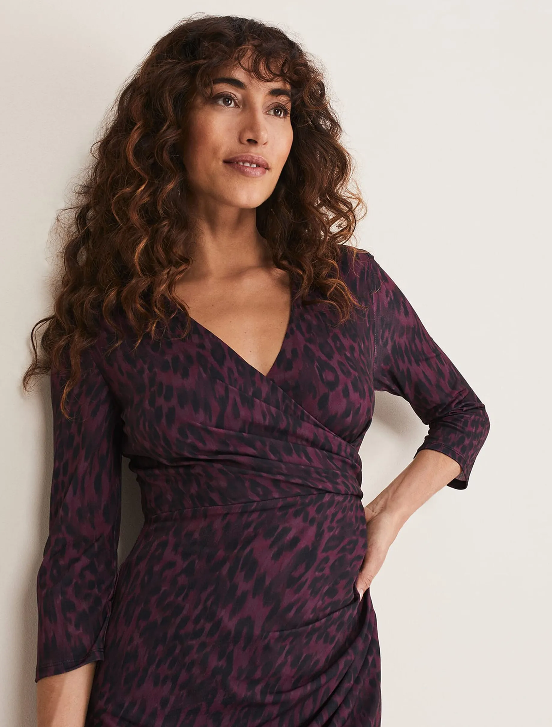 Nieve Leopard Print Dress
