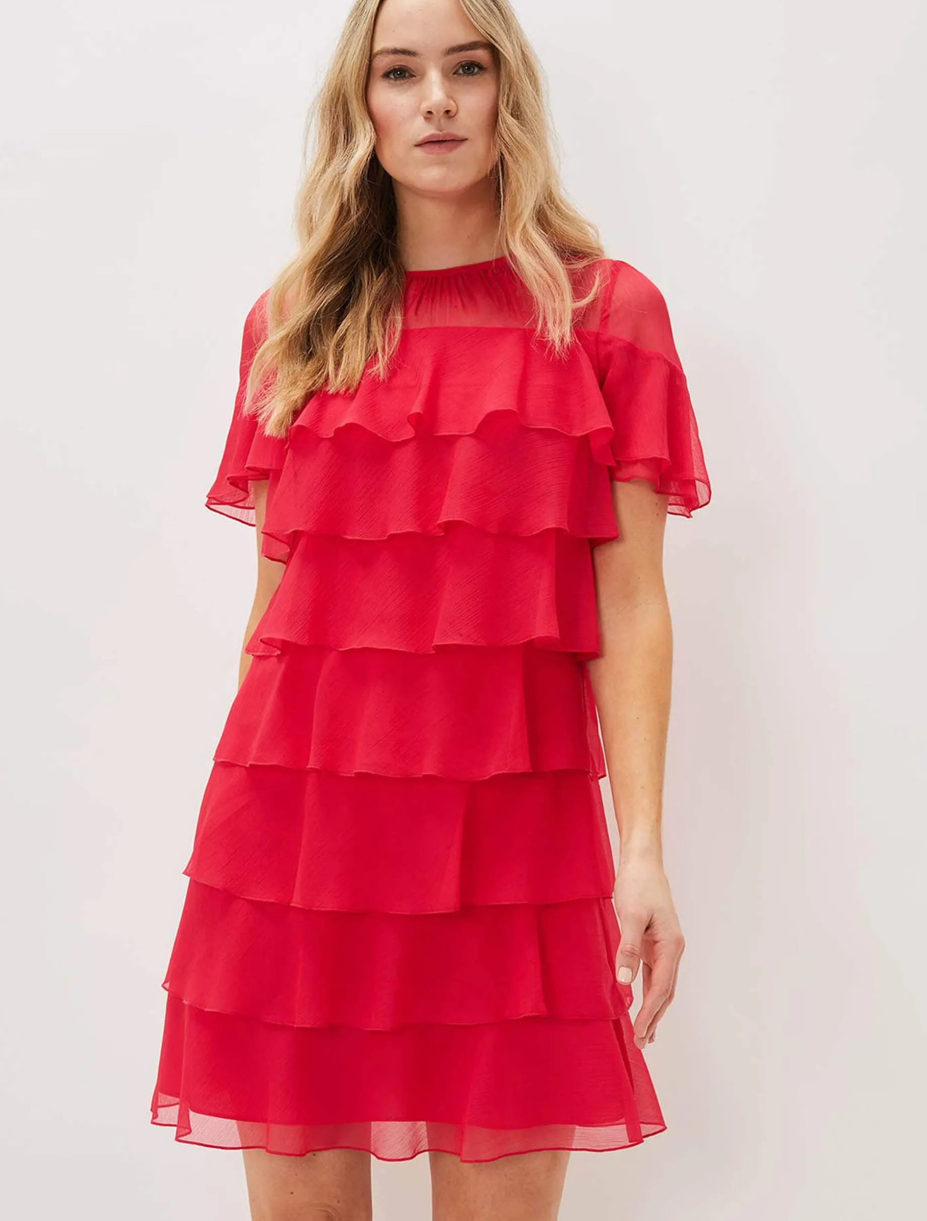 Nika Tiered Shift Dress