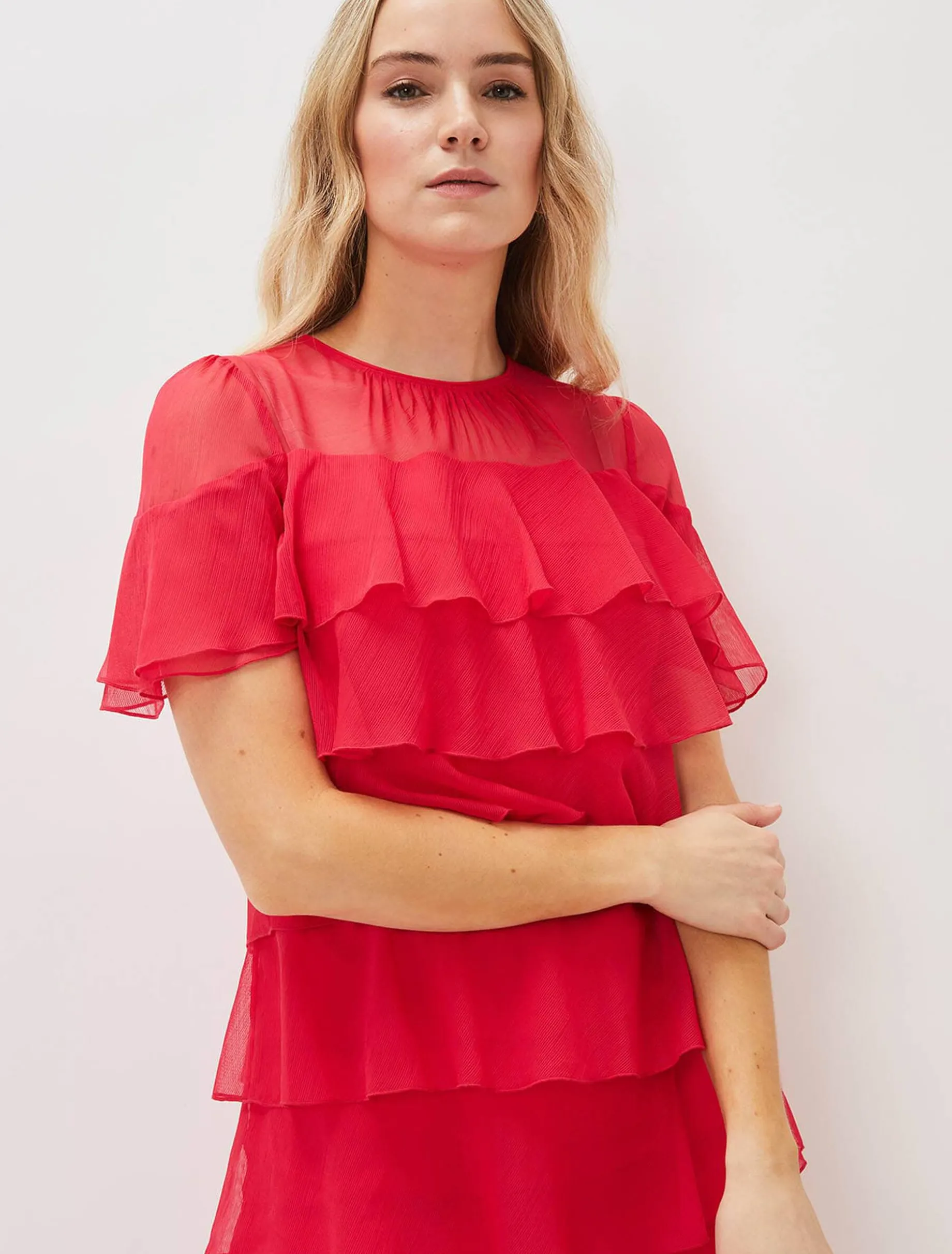 Nika Tiered Shift Dress