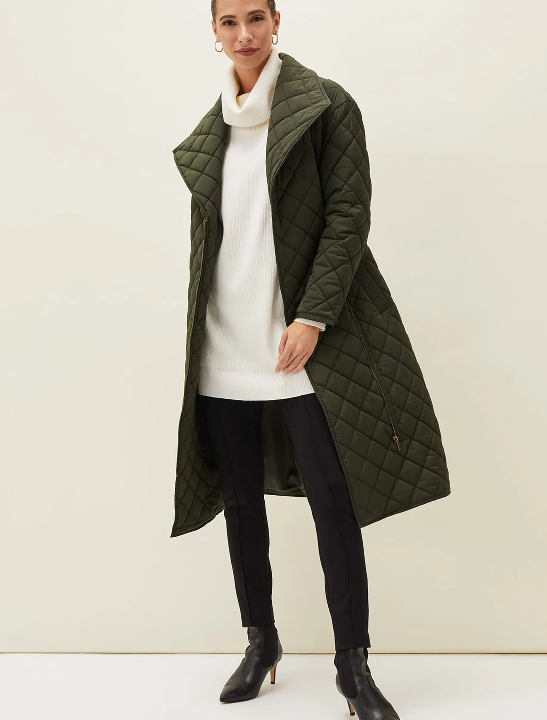 Nila Quilted Puffer Coat