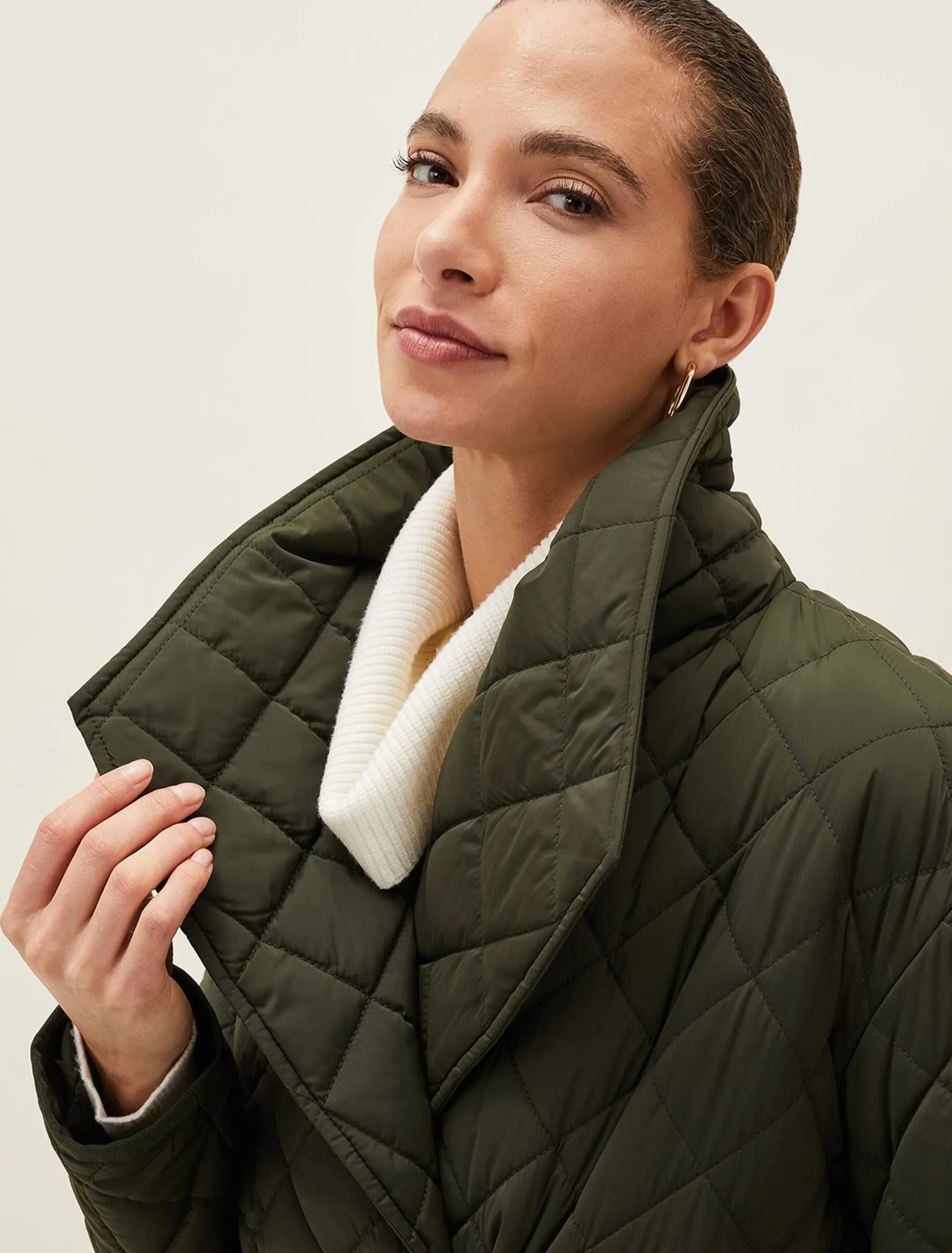 Nila Quilted Puffer Coat