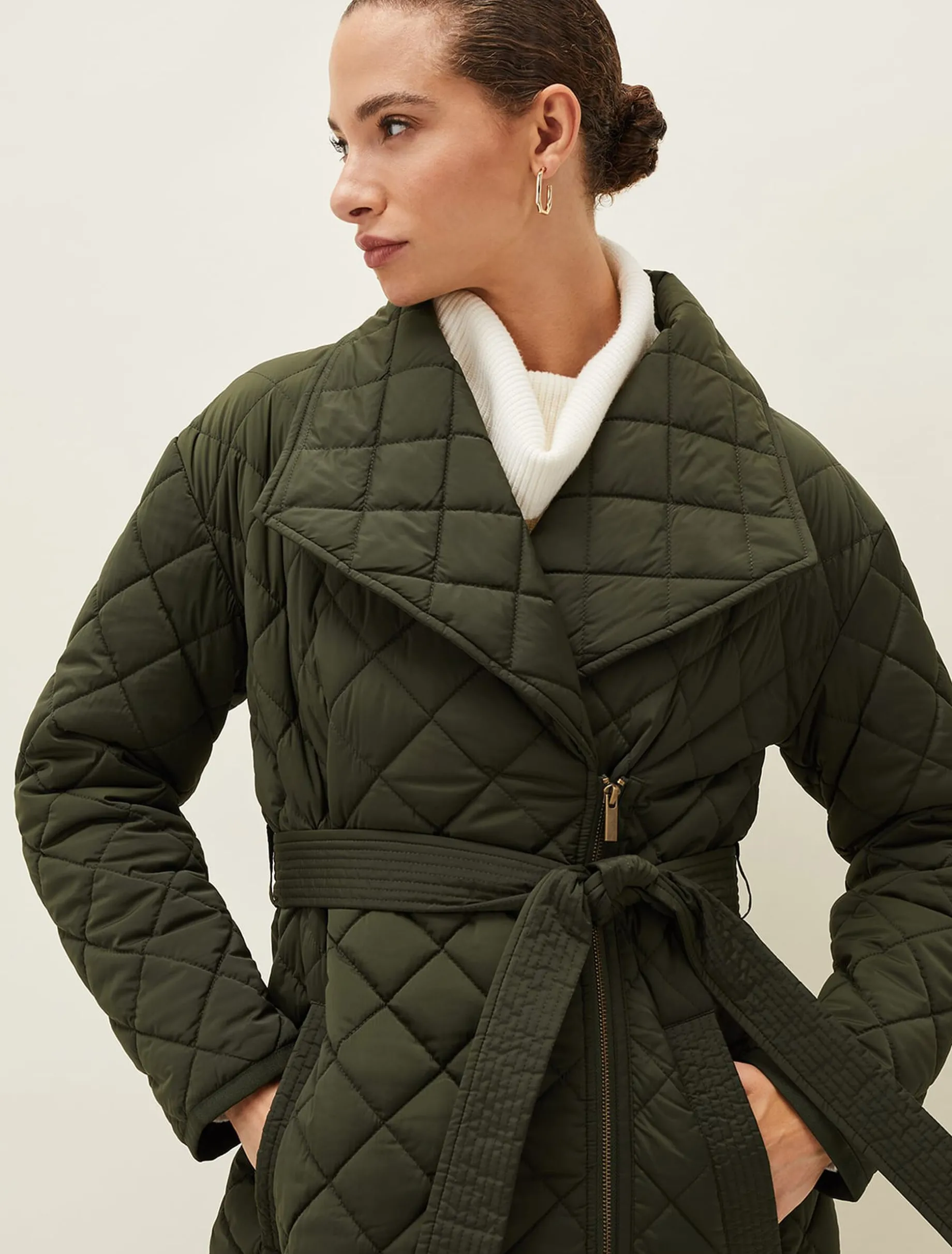 Nila Quilted Puffer Coat