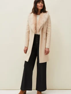Nina Fur Collar Coat