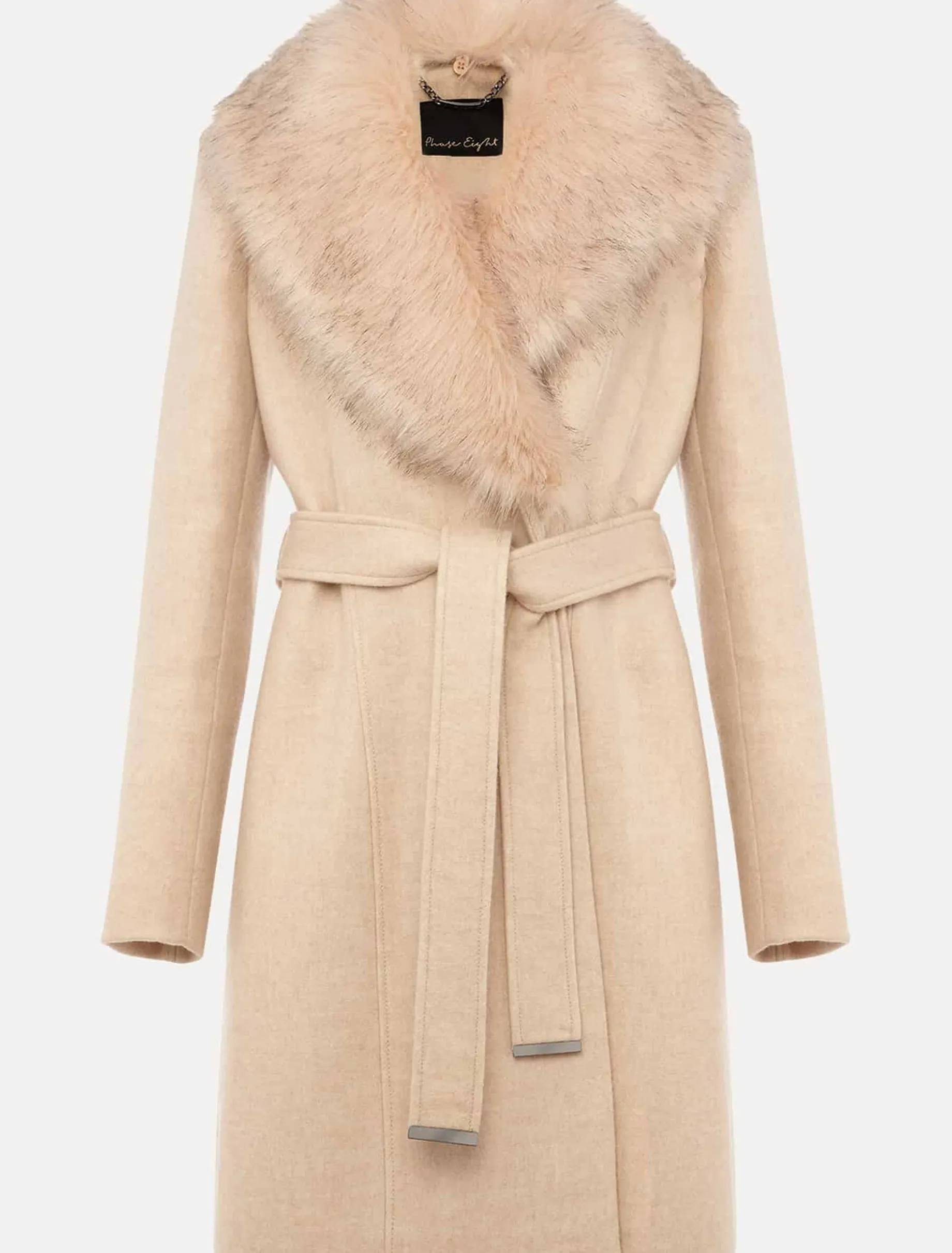 Nina Fur Collar Coat