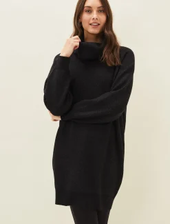 Nisha Roll Neck Jumper Dress