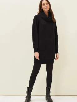 Nisha Roll Neck Jumper Dress