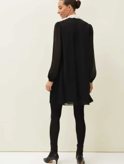 Norah Collar Detail Swing Dress