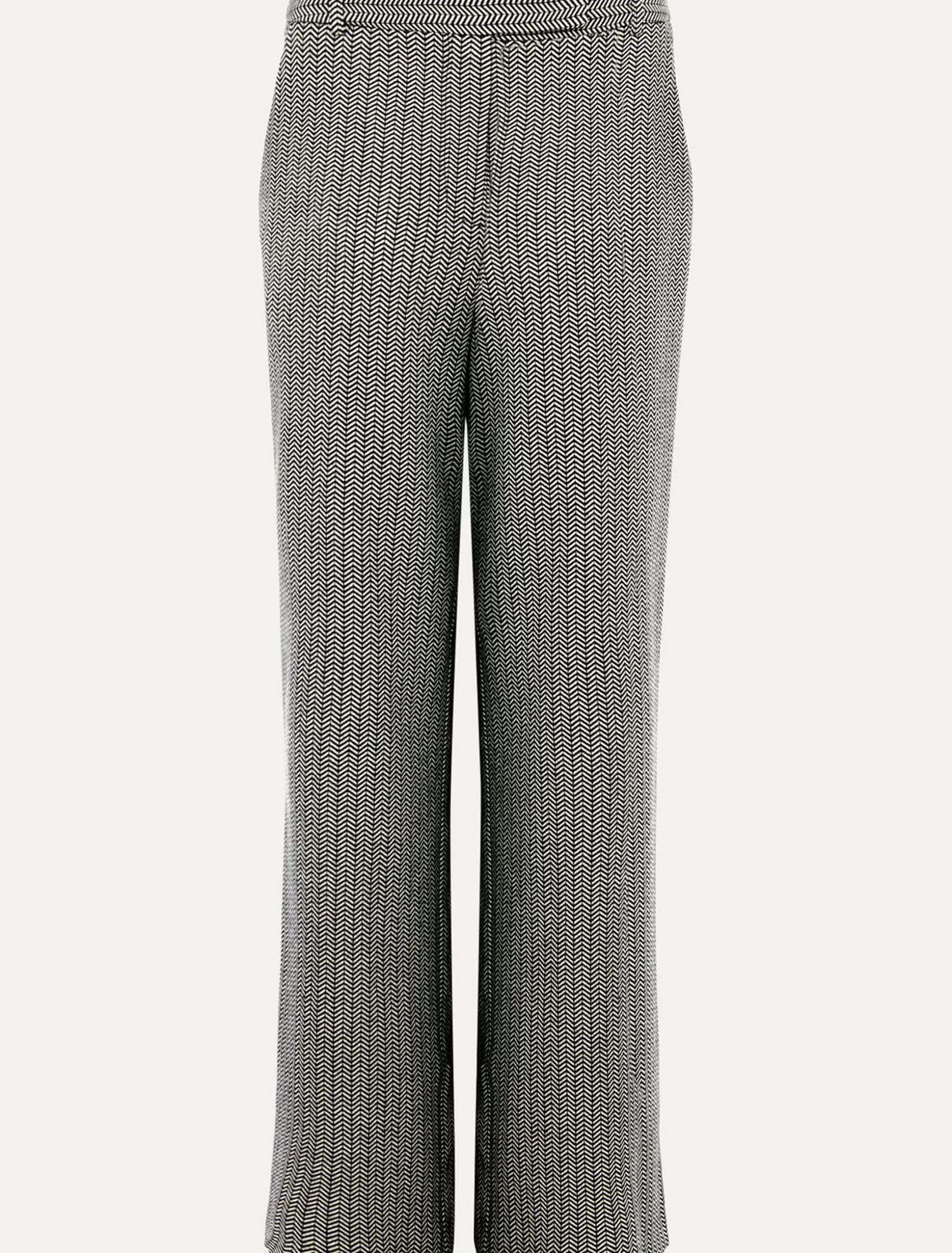 Nouria Herringbone Tapered Trouser
