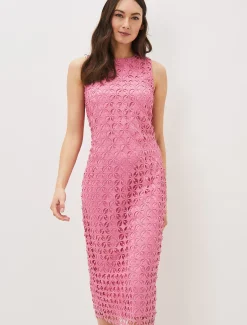 Novah Lace Midi Dress