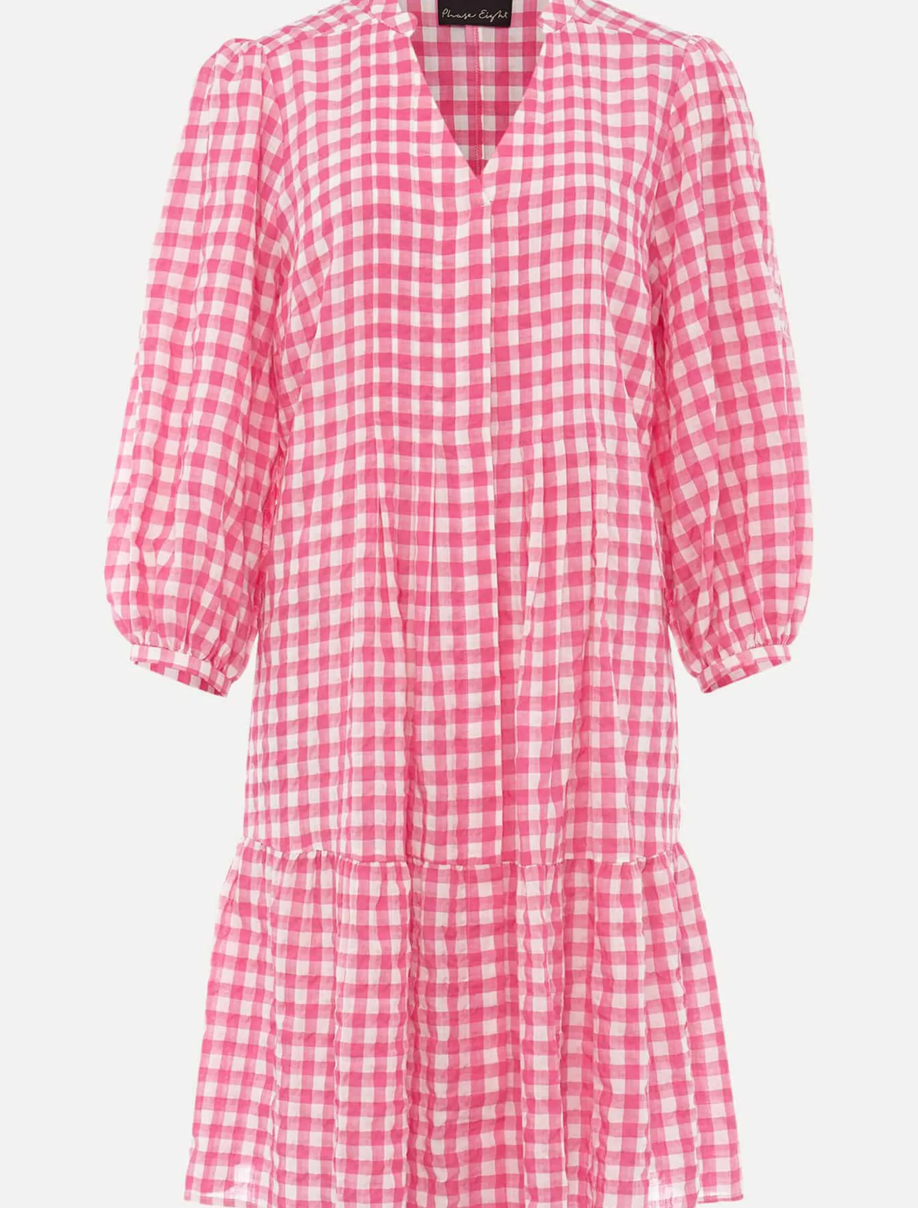 Oona Gingham Swing Dress