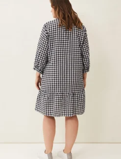 Oona Gingham Swing Dress