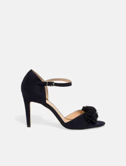 Ophelia Flower Trim Sandals