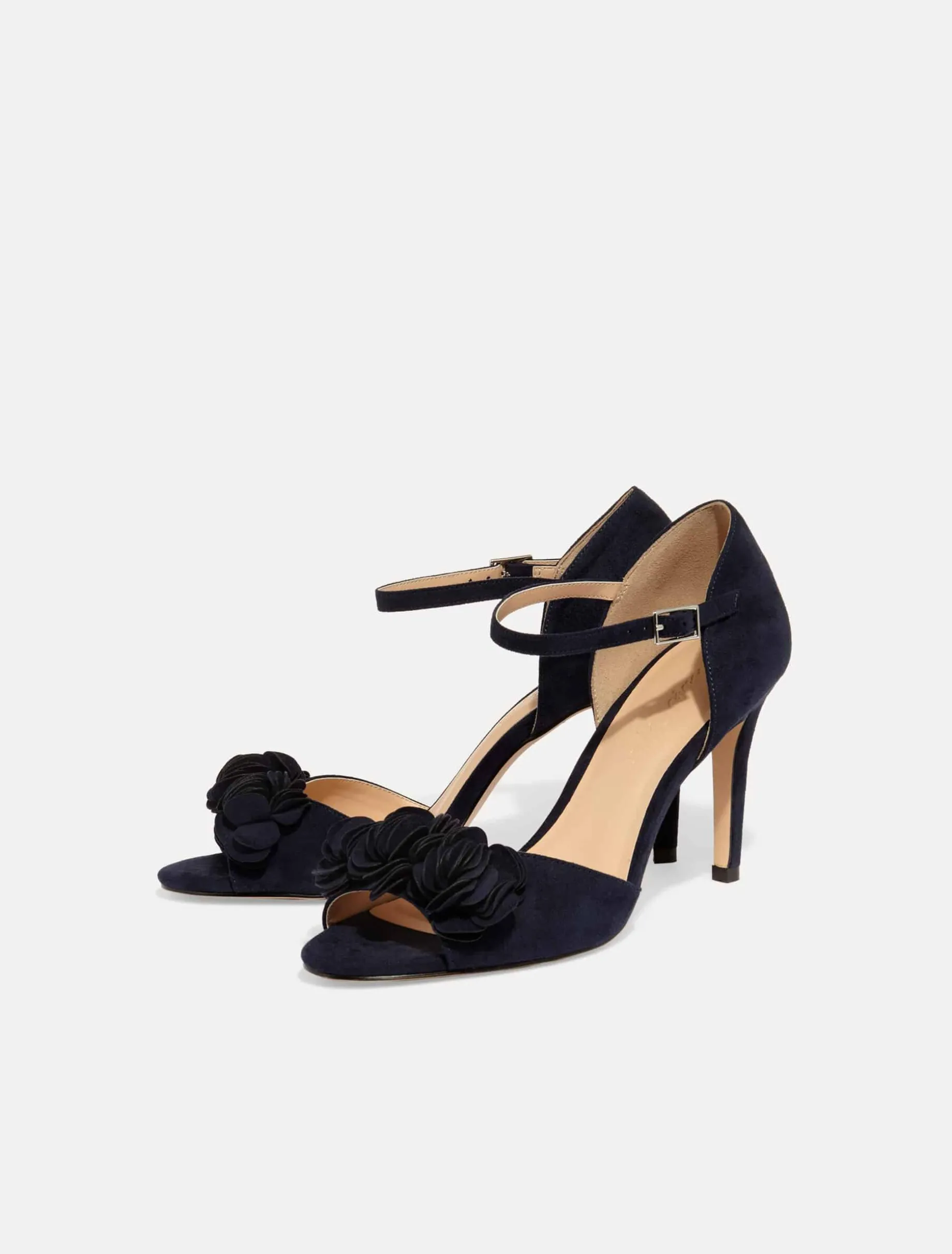 Ophelia Flower Trim Sandals