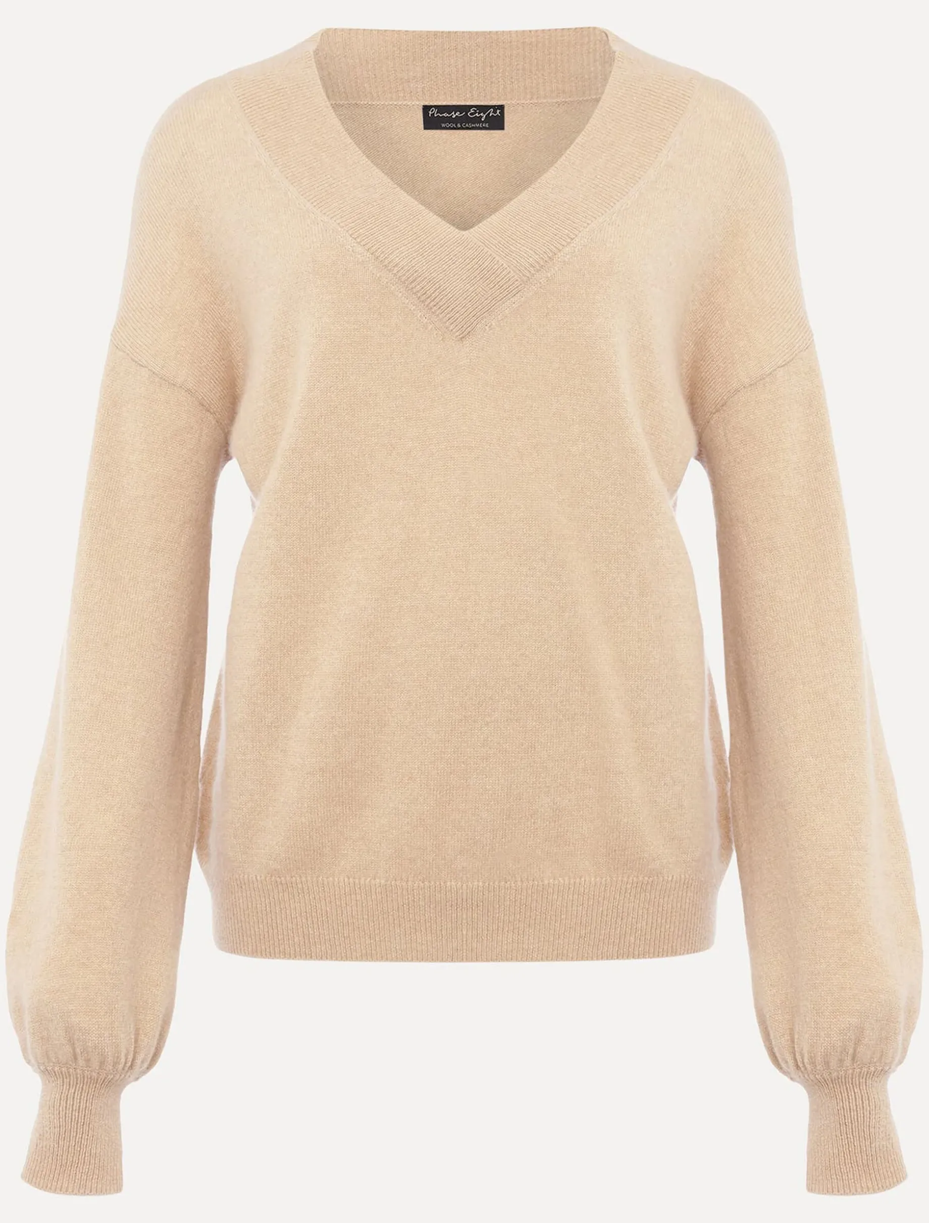 Ophelia Wool Cashmere V Neck Jumper