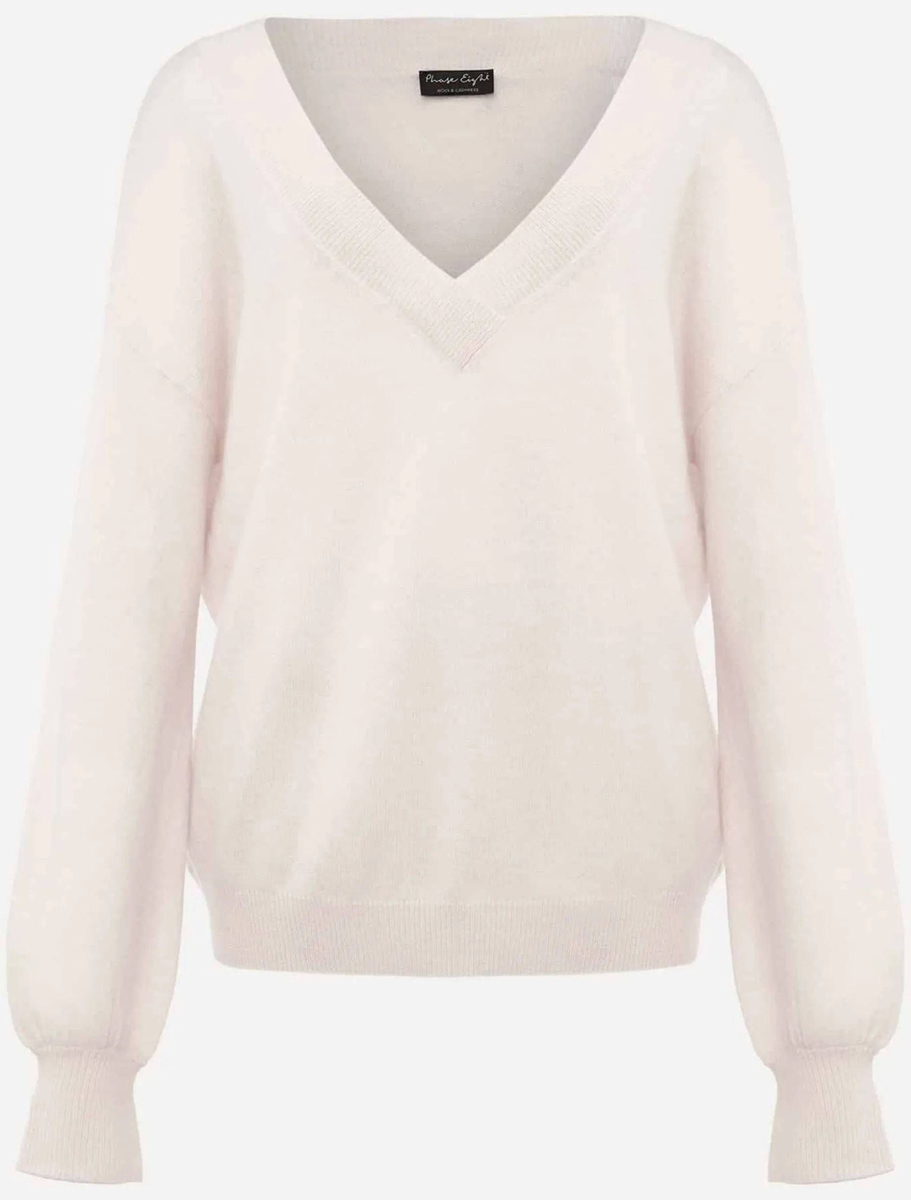 Ophelia Wool Cashmere V Neck Jumper