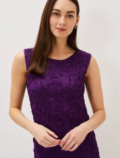 Orelia Tapework Lace Dress