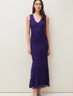Osanne Tapework Lace Maxi Dress