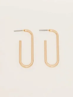 Oval Hoop Earring