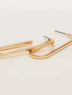 Oval Hoop Earring