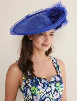 Oversized Floral Under Brim Fascinator