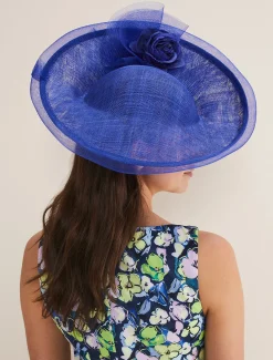 Oversized Floral Under Brim Fascinator
