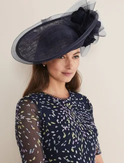 Oversized Floral Under Brim Fascinator
