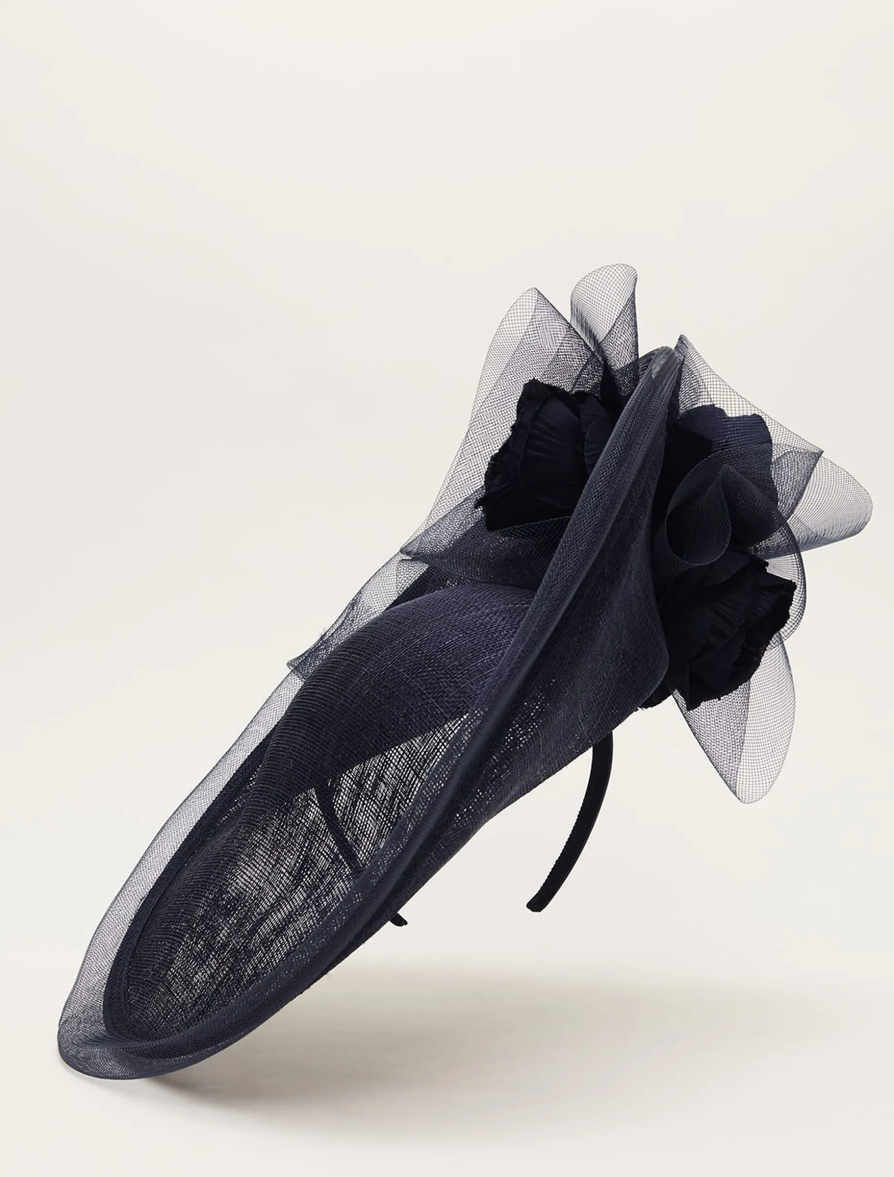 Oversized Floral Under Brim Fascinator