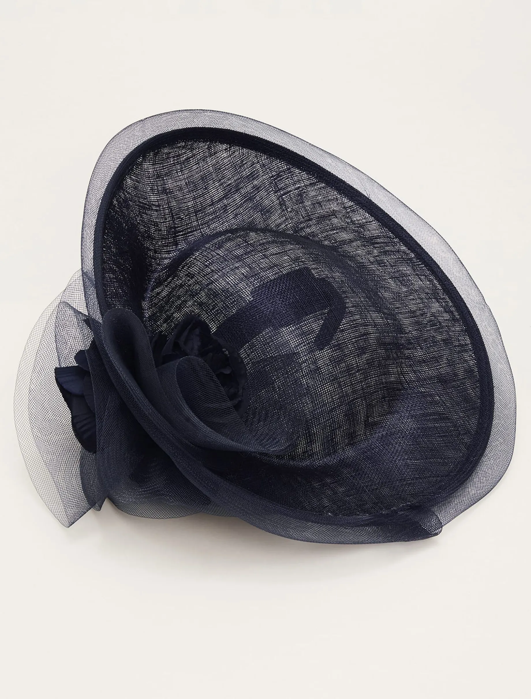 Oversized Floral Under Brim Fascinator