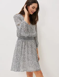 Paige Abstract Print Dress