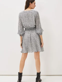 Paige Abstract Print Dress