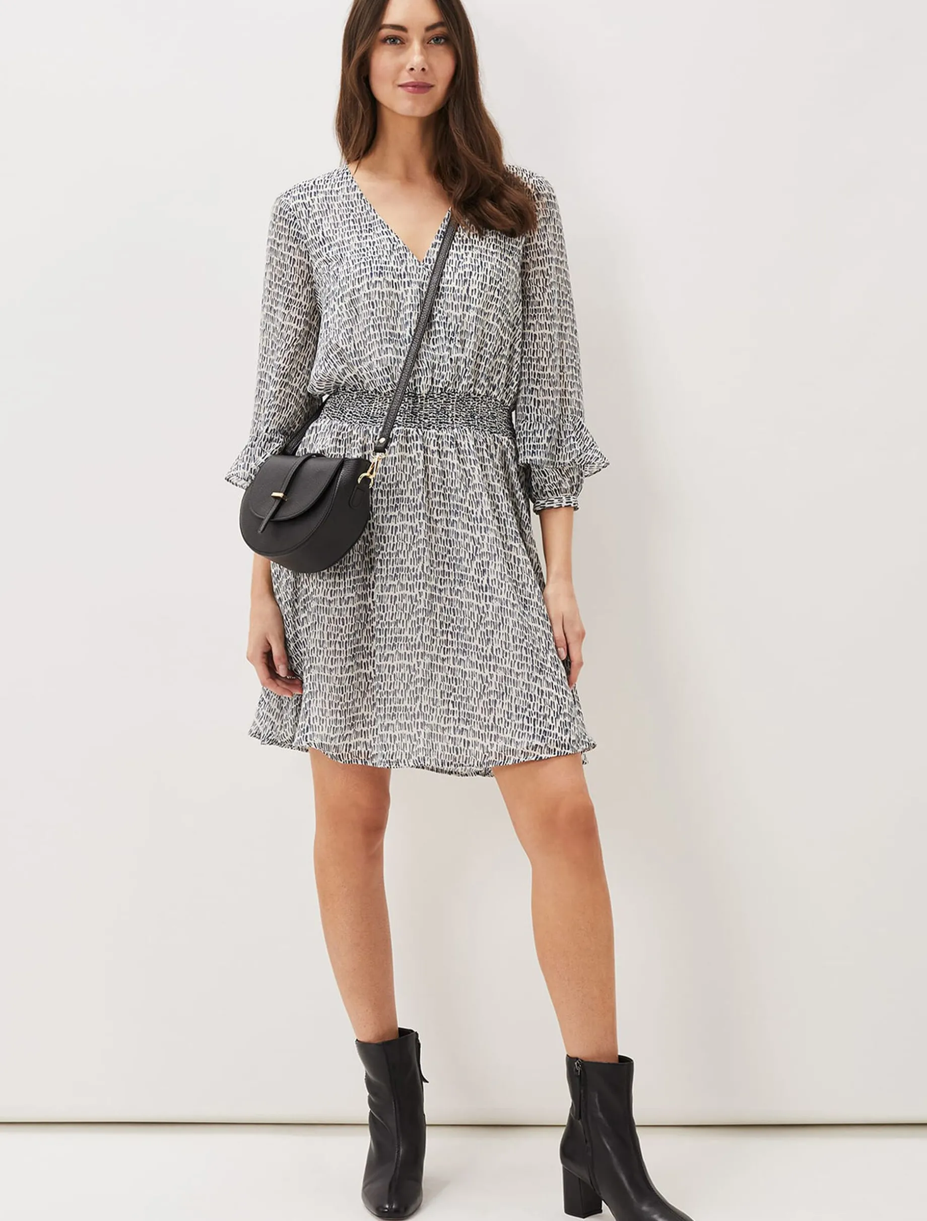 Paige Abstract Print Dress