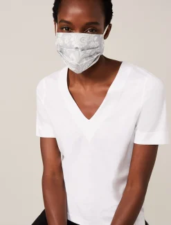 Paisley Print Face Mask