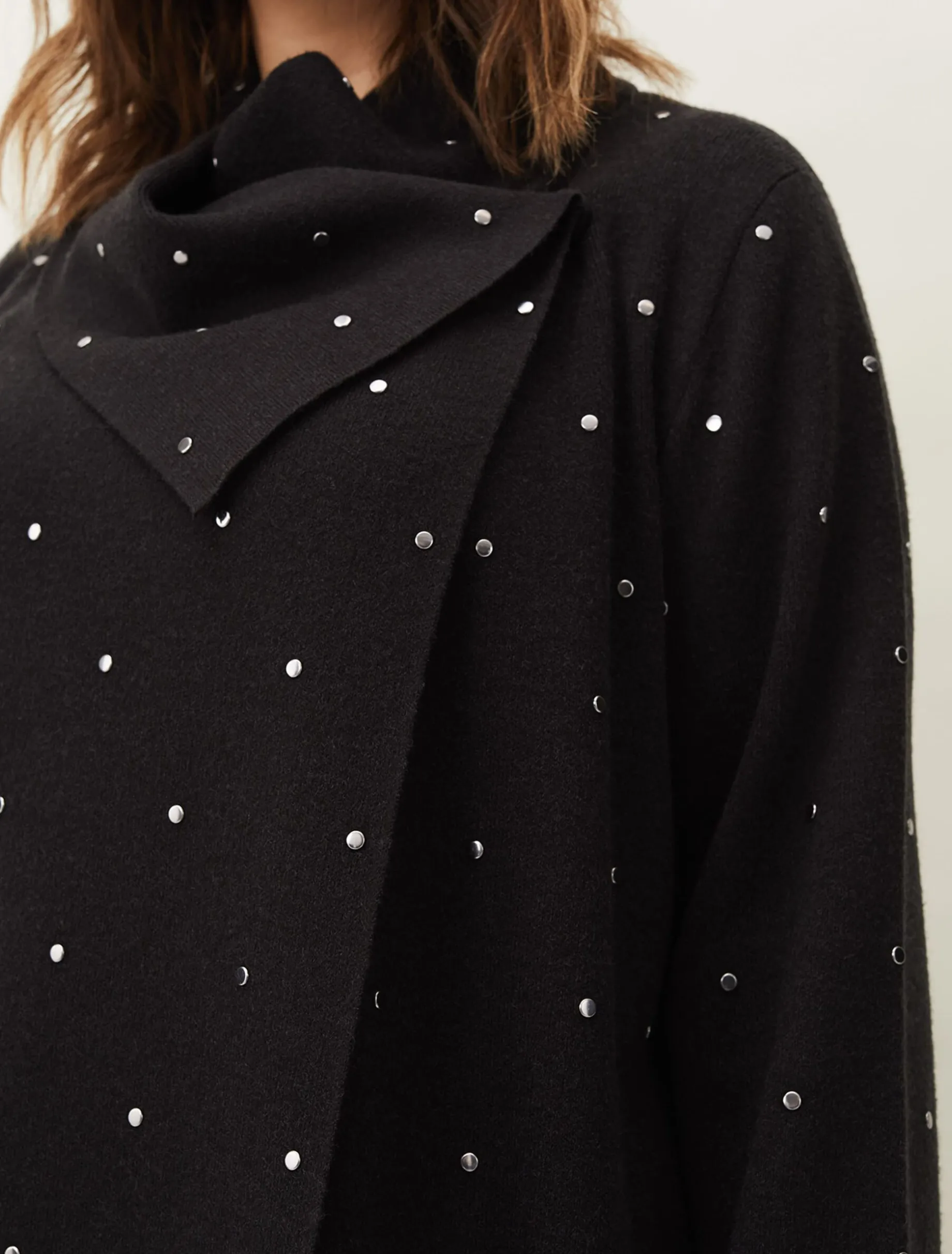 Paloma Scattered Stud Coatigan