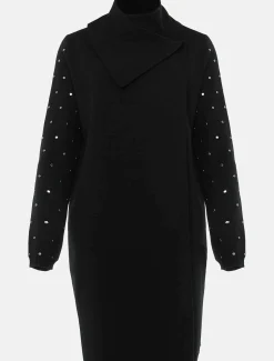 Paloma Stud Sleeve Knit Coat