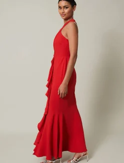 Pamela Ruffled Maxi Dress